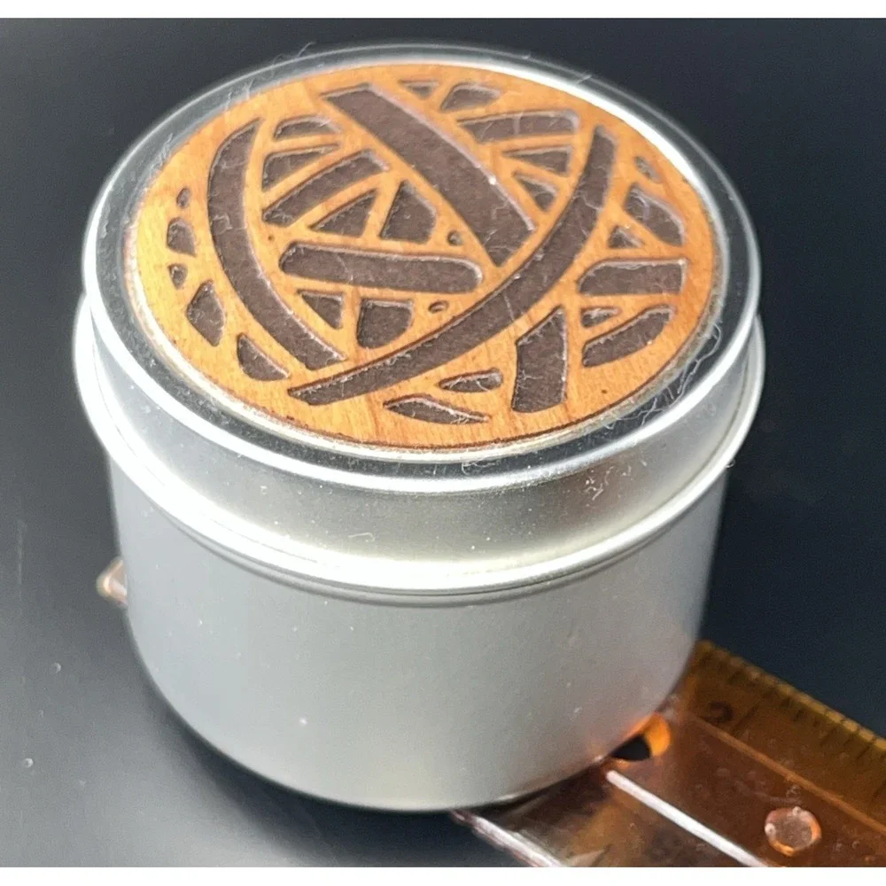 Dreambox Trinket Jewelry Box Wood Inlay Aluminum‎ Aft Deco Wishes Fantasy Legend
